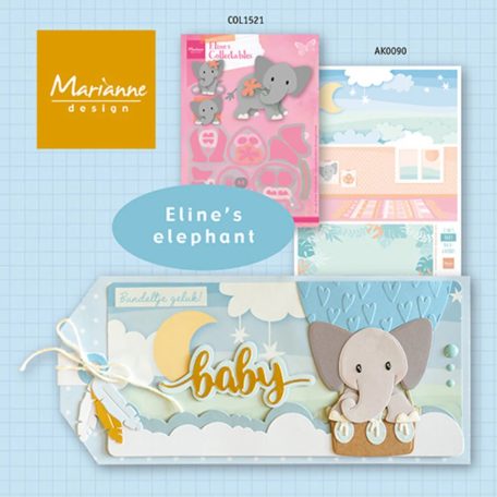 Marianne Design Vágósablon - Eline's Baby Elephant - Collectable (1 csomag)