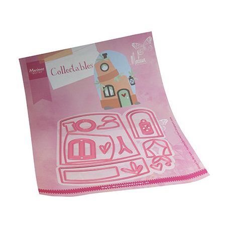 Marianne Design Vágósablon - Flowerpot house by Marleen - Collectable (1 csomag)