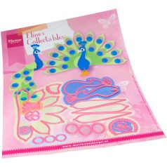   Marianne Design Vágósablon - Eline's peacock - Collectable (1 csomag)