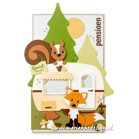 Marianne Design Vágósablon - Caravan by Marleen - Collectable (1 csomag)