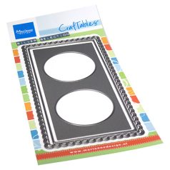   Marianne Design Vágósablon - Mini slimline 2 circles - Craftable (1 csomag)