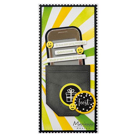 Marianne Design Vágósablon - Pocket - Craftable (1 csomag)