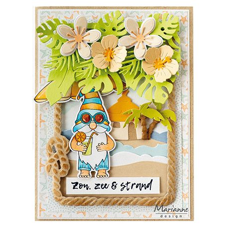 Marianne Design Vágósablon - Tropical flower set - Creatable (1 csomag)