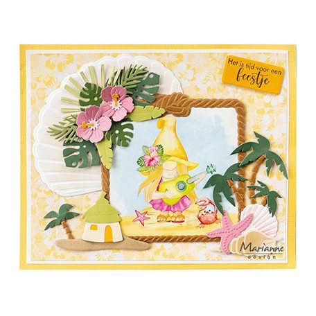 Marianne Design Vágósablon - Tropical flower set - Creatable (1 csomag)