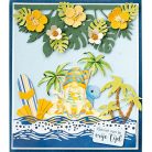 Marianne Design Vágósablon - Tropical flower set - Creatable (1 csomag)