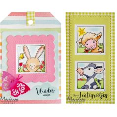   Marianne Design Szilikonbélyegző - Hetty's Peek-a-boo Spring Animals - Clear Stamps (1 csomag)