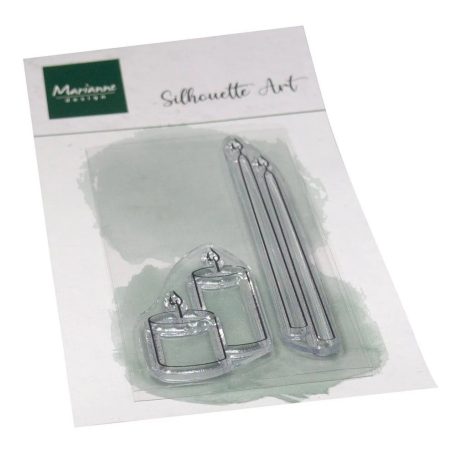 Marianne Design Szilikonbélyegző - Candles - Silhouette Art - Clear Stamps (1 csomag)