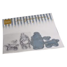   Marianne Design Vágósablon bélyegzővel - Mr. Garden Gnome - Stamp & die kit (1 csomag)