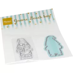   Marianne Design Vágósablon bélyegzővel - Gnomes Beach boy - Stamp & die kit (1 csomag)