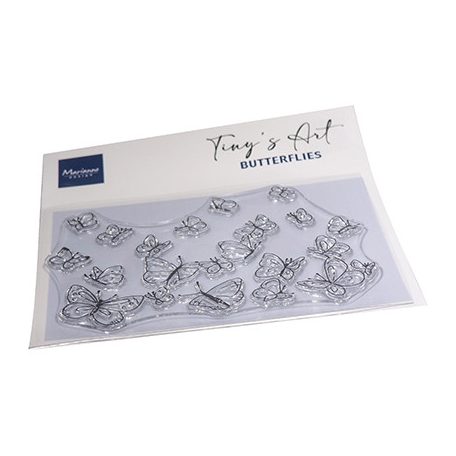 Marianne Design Szilikonbélyegző - Tiny's Art - Butterflies - Clear Stamps (1 csomag)