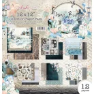 Memory Place Papírkészlet 12" (30 cm) - Moon Bunny Dream - Paper Pack (12 lap)