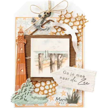 Marianne Design Vágósablon - Tiny's Lighthouse & surf - Collectable (1 csomag)