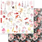 Memory Place Papírkészlet 12" (30 cm) - Moon Bunny - Paper Pack (12 lap)