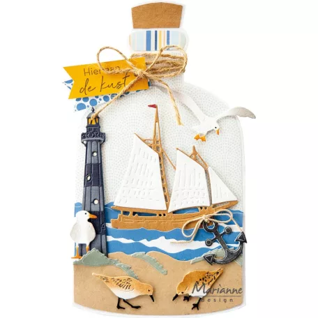 Marianne Design Vágósablon - Tiny's Sailboat - Collectable (1 csomag)