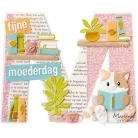 Marianne Design Vágósablon - Books by Marleen - Könyvek - Creatable (1 csomag)