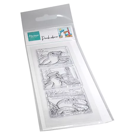 Marianne Design Szilikonbélyegző - Hetty's Peek-a-boo Beach - Clear Stamps (1 csomag)