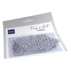   Marianne Design Szilikonbélyegző - Tiny's Art - Fishnet - Clear Stamps (1 csomag)
