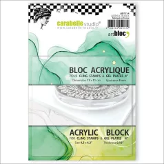   Carabelle Studio Akril Blokk 4" (11 cm) vékony - Bélyegző markolat - Acrylic Blocks (1 db)