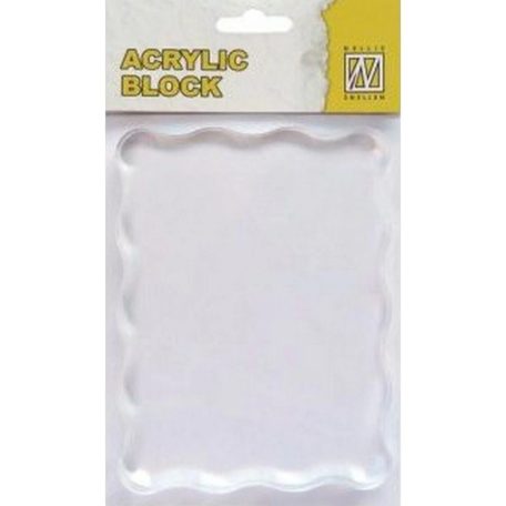 Nellie's Choice Akril Blokk 12x9 cm - Bélyegző markolat - Acrylic Blocks (1 db)