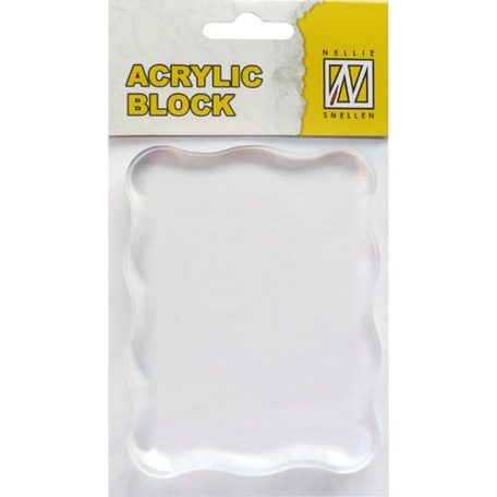 Nellie's Choice Akril Blokk 7x9 cm - Bélyegző markolat - Acrylic Blocks (1 db)