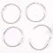 Albumkarika 50 mm - Silver - Ezüst - Book binding rings (12 db)