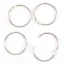 Albumkarika 38 mm - Silver - Ezüst - Book binding rings (12 db)