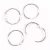 Albumkarika 32 mm - Silver - Ezüst - Book binding rings (12 db)