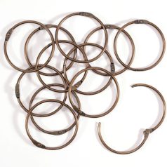   Albumkarika 50 mm - Copper - Réz - Book binding rings (12 db)