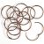 Albumkarika 50 mm - Copper - Réz - Book binding rings (12 db)
