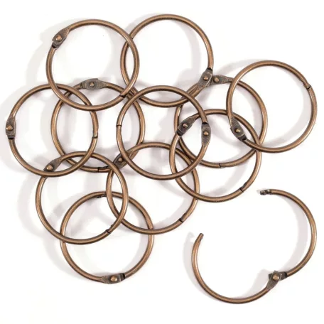 Albumkarika 38 mm - Copper - Réz - Book binding rings (12 db)