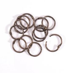   Albumkarika 20 mm - Copper - Réz - Book binding rings (12 db)