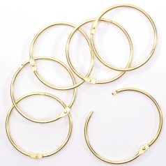 Albumkarika 75 mm - Gold - Arany - Book binding rings (6 db)