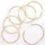 Albumkarika 75 mm - Gold - Arany - Book binding rings (6 db)