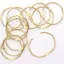 Albumkarika 50 mm - Gold - Arany - Book binding rings (12 db)
