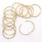 Albumkarika 38 mm - Gold - Arany - Book binding rings (12 db)