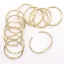 Albumkarika 38 mm - Gold - Arany - Book binding rings (12 db)