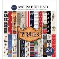   Carta Bella Papírkészlet 6" (15 cm) - Paper Pad - Pirates (24 lap)