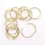 Albumkarika 32 mm - Gold - Arany - Book binding rings (12 db)