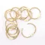 Albumkarika 32 mm - Gold - Arany - Book binding rings (12 db)