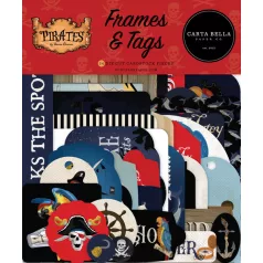 Carta Bella Kivágatok - Frames & Tags - Pirates (1 csomag)