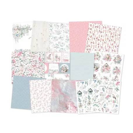 P13 Scrapbook papírkészlet 12" (30 cm) - Birdhouse - Paper Collection Set (12 lap)