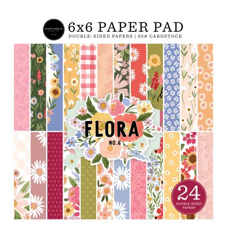 Carta Bella Papírkészlet 6" (15 cm) - Paper Pad - Flora No. 6 (24 lap)