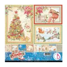Ciao Bella Scrapbook papírkészlet 8" (20 cm) - Dear Santa - Paper Pad (12 lap)