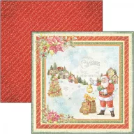   Ciao Bella Scrapbook papírkészlet 8" (20 cm) - Dear Santa - Paper Pad (12 lap)