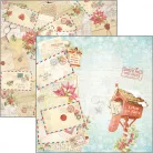 Ciao Bella Scrapbook papírkészlet 8" (20 cm) - Dear Santa - Paper Pad (12 lap)