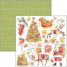 Ciao Bella Scrapbook papírkészlet 8" (20 cm) - Dear Santa - Paper Pad (12 lap)