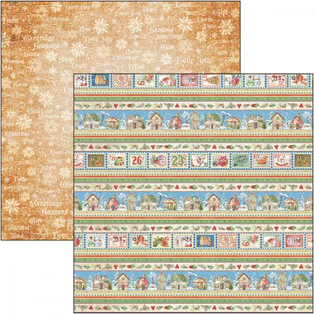 Ciao Bella Scrapbook papírkészlet 8" (20 cm) - Dear Santa - Paper Pad (12 lap)