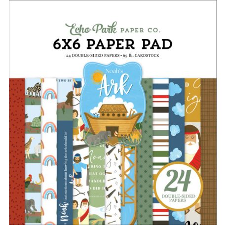 Echo Park Papírkészlet 6" (15 cm) -  Paper Pack - Bible Stories: Noah's Ark (24 lap)