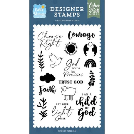 Echo Park Szilikonbélyegző - Clear Stamps - Choose The Right Bible Stories (1 db)