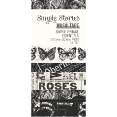   Simple Stories Dekorációs ragasztószalag  - Washi Tape - Simple Vintage Essentials (5 db)